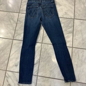 Mother jeans the looker crop 25 here kitty kitty